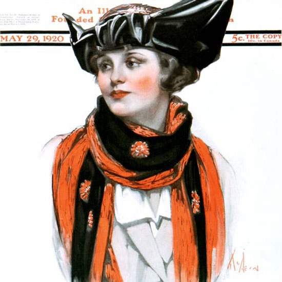 Neysa McMein Saturday Evening Post 1920_05_29 Copyright crop | Best of 1920s Ad and Cover Art