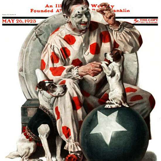 Norman Rockwell Artist Saturday Evening Post 1923_05_26 Copyright crop | Best of 1920s Ad and Cover Art