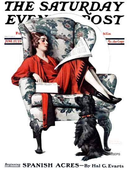 Norman Rockwell Cover Artist Saturday Evening Post 1925_06_27 | The Saturday Evening Post Graphic Art Covers 1892-1930