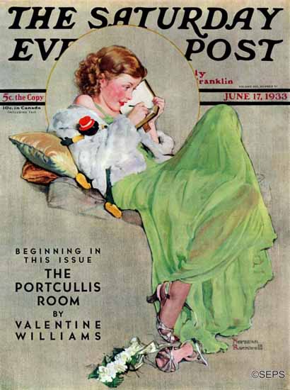 Norman Rockwell Cover Artist Saturday Evening Post 1933_06_17 | The Saturday Evening Post Graphic Art Covers 1931-1969