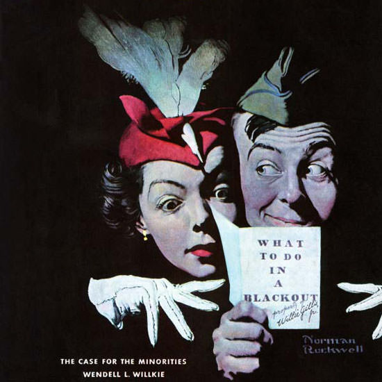 Norman Rockwell Saturday Evening Post 1942_06_27 Copyright crop | Best of 1940s Ad and Cover Art