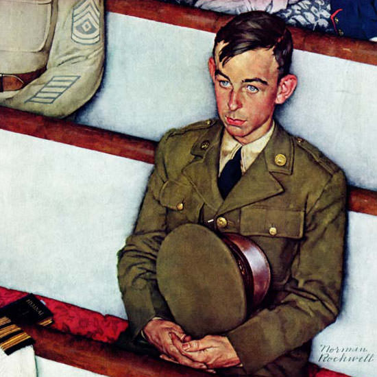 Norman Rockwell Saturday Evening Post 1942_07_25 Copyright crop | Best of Vintage Cover Art 1900-1970