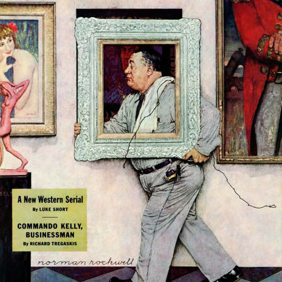 Norman Rockwell Saturday Evening Post 1946_03_02 Copyright crop | Best of 1940s Ad and Cover Art