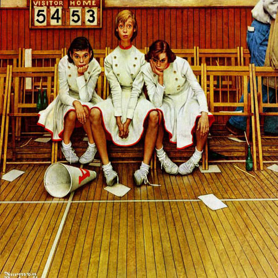 Norman Rockwell Saturday Evening Post 1952_02_16 Copyright crop | Best of Vintage Cover Art 1900-1970