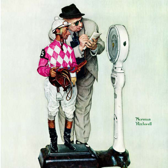 Norman Rockwell Saturday Evening Post 1958_06_28 Copyright crop | Best of 1950s Ad and Cover Art