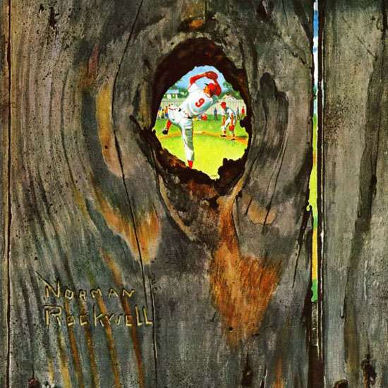 Norman Rockwell Saturday Evening Post 1958_08_30 Copyright crop | Best of 1950s Ad and Cover Art