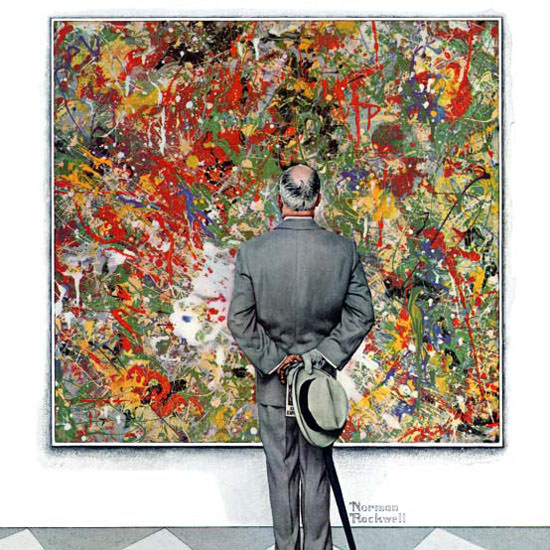 Norman Rockwell Saturday Evening Post Art 1962_01_13 Copyright crop | Best of 1960s Ad and Cover Art