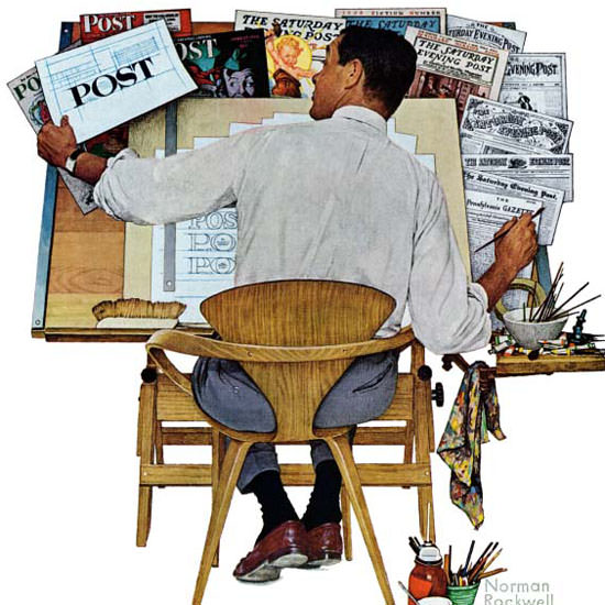 Norman Rockwell Saturday Evening Post Artist 1961_09_16 Copyright crop | Best of 1960s Ad and Cover Art