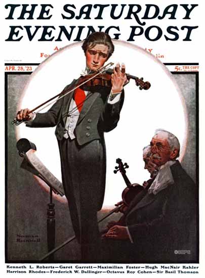 Norman Rockwell Saturday Evening Post Cover 1923_04_28 | 400 Norman Rockwell Magazine Covers 1913-1963