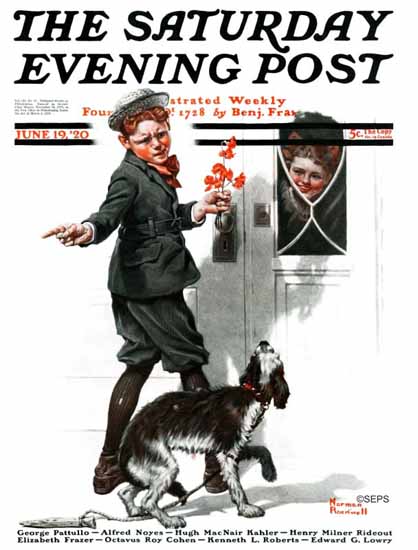 Norman Rockwell Saturday Evening Post Disturbed 1920_06_19 | 400 Norman Rockwell Magazine Covers 1913-1963