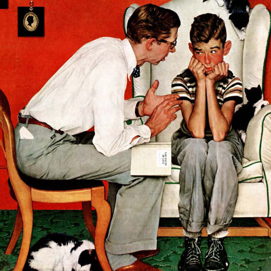 Norman Rockwell Saturday Evening Post Life 1951_07_14 Copyright crop | Best of 1950s Ad and Cover Art