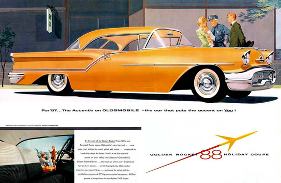 Oldsmobile 1957 Golden Rocket 88 Holiday Coupe | Vintage Cars 1891-1970