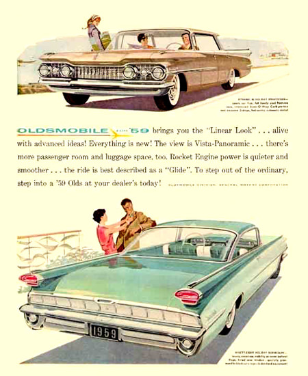 Oldsmobile 1959 Linear Look | Vintage Cars 1891-1970