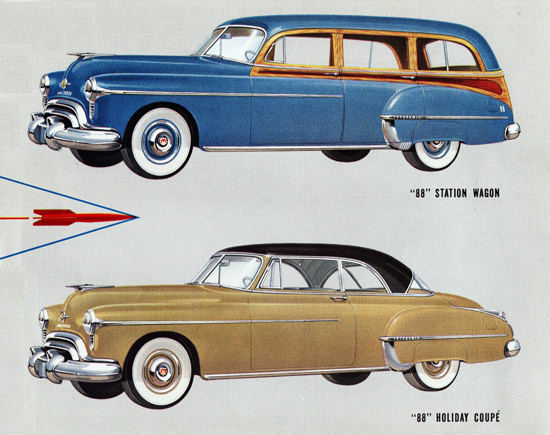 Oldsmobile 88 Station N Holiday Coupe 1950 | Vintage Cars 1891-1970