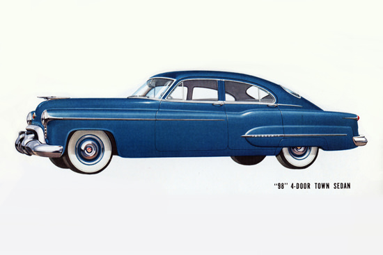 Oldsmobile 98 4-Door Town Sedan 1950 | Vintage Cars 1891-1970