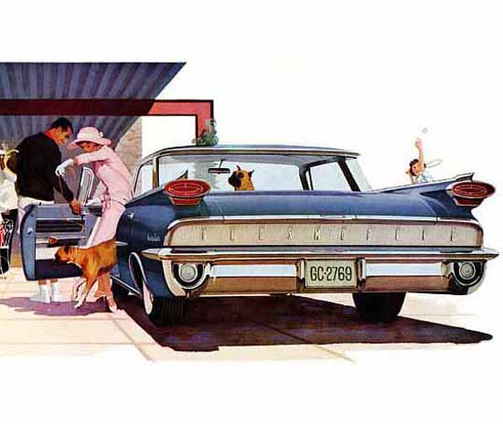 Oldsmobile 98 Holiday Sportsedan 1959 Ad | Vintage Cars 1891-1970
