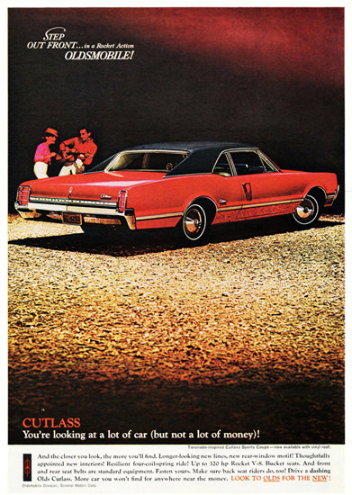 Oldsmobile Cutlass Coupe 1966 Step Out Front | Vintage Cars 1891-1970