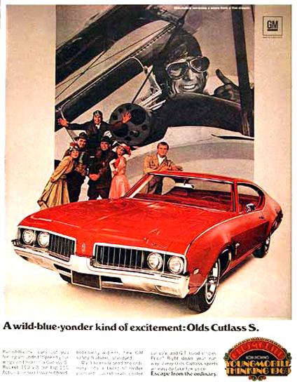 Oldsmobile Cutlass S Coupe 1969 WildBlueYonder | Vintage Cars 1891-1970