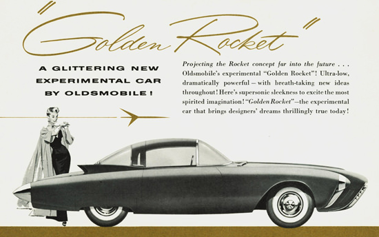 Oldsmobile Golden Rocket Lady 1956 | Vintage Cars 1891-1970