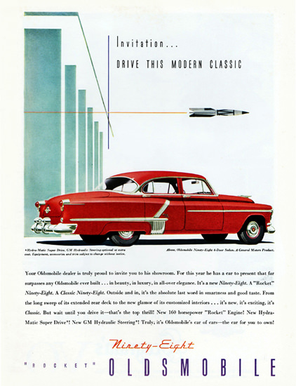 Oldsmobile Ninety Eight 1952 Modern Classic | Vintage Cars 1891-1970
