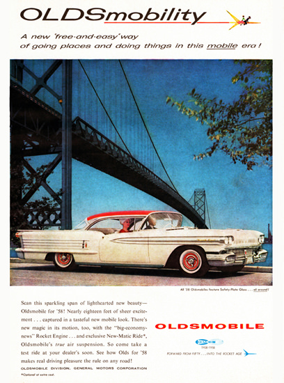 Oldsmobile Ninety Eight Holiday 1958 OLDSmobility | Vintage Cars 1891-1970