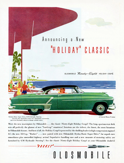 Oldsmobile Ninety-Eight Holiday Coupe 1952 | Vintage Cars 1891-1970