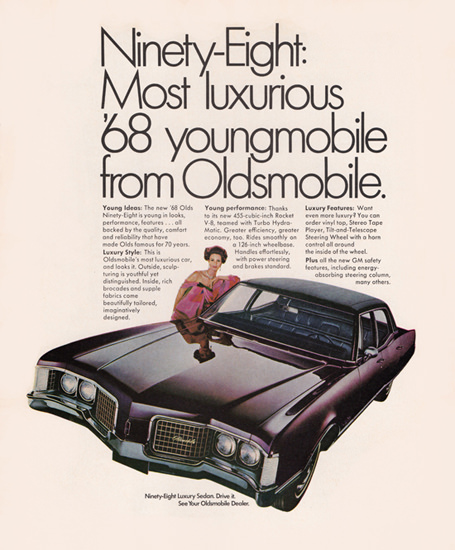 Oldsmobile Ninety Eight Luxury 1968 Young | Vintage Cars 1891-1970
