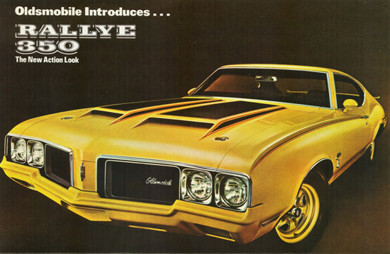 Oldsmobile Rallye 350 Front View 1970 | Vintage Cars 1891-1970