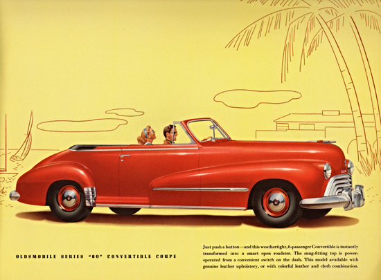 Oldsmobile Series 60 Convertible Coupe 1948 | Vintage Cars 1891-1970