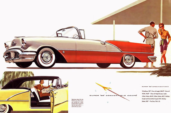 Oldsmobile Super 88 Convertible Coupe 1956 | Vintage Cars 1891-1970