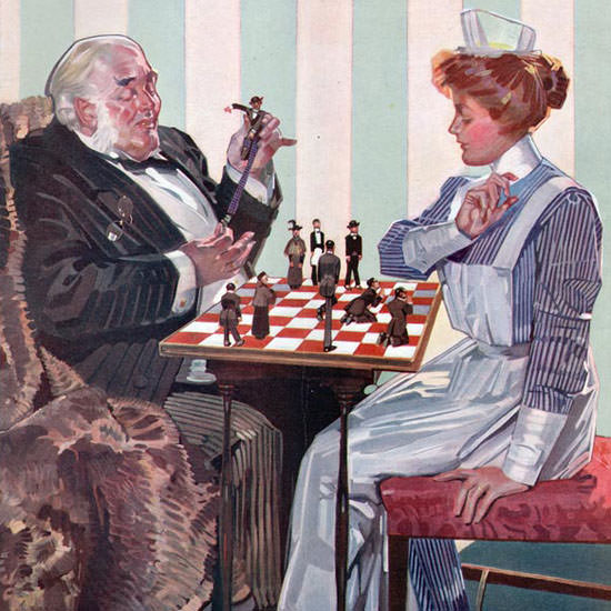 Orson Lowell Life Humor Magazine 1912-11-21 Copyright crop | Best of Vintage Cover Art 1900-1970