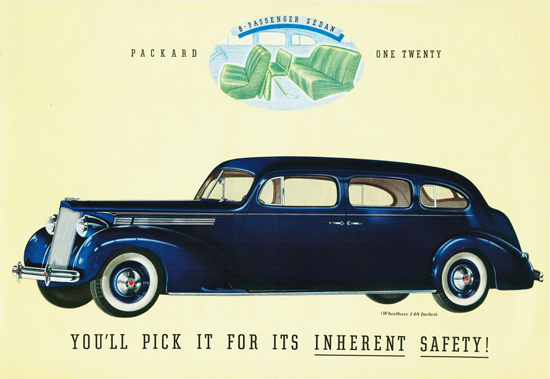 Packard One Twenty 8 Passenger Sedan 1939 | Vintage Cars 1891-1970
