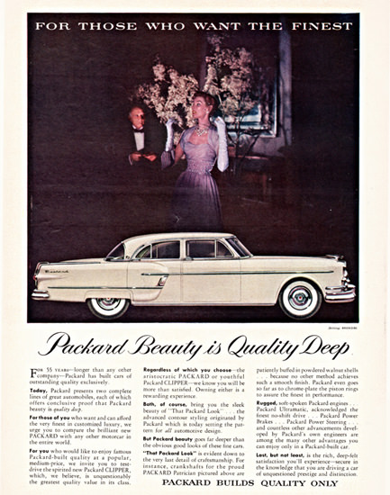 Packard Patrician 1954 Beauty Is Quality Deep | Vintage Cars 1891-1970