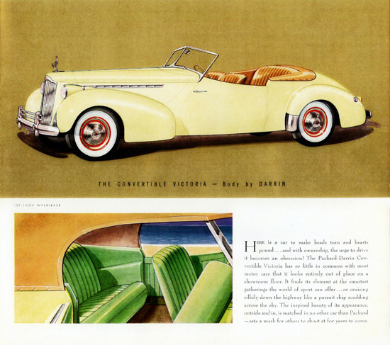 Packard Super 8 One Eighty Convertible Victoria 1940 | Vintage Cars 1891-1970