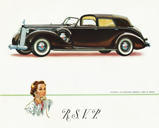 Packard Twelve All Weather Cabriolet 1938 | Vintage Cars 1891-1970