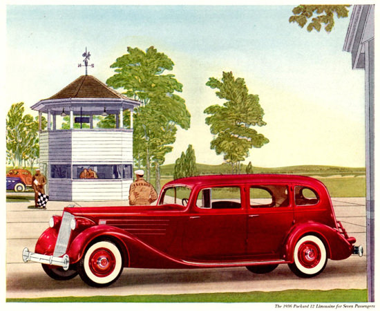 Packard Twelve Limousine 7 Passengers 1936 | Vintage Cars 1891-1970