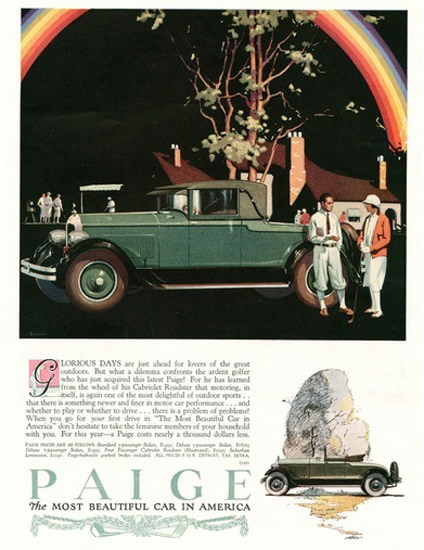 Paige Automobile Glorious Days | Vintage Cars 1891-1970