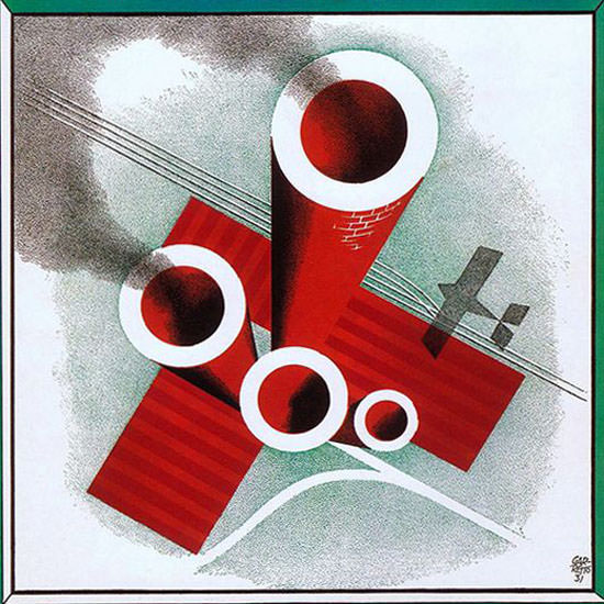 Paolo Garretto Fortune Magazine February 1932 Copyright crop | Best of 1930s Ad and Cover Art