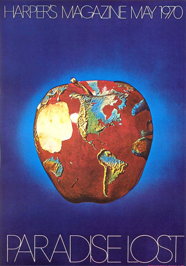 Paradise Lost Harpers Magazine May 1970 | Vintage Ad and Cover Art 1891-1970