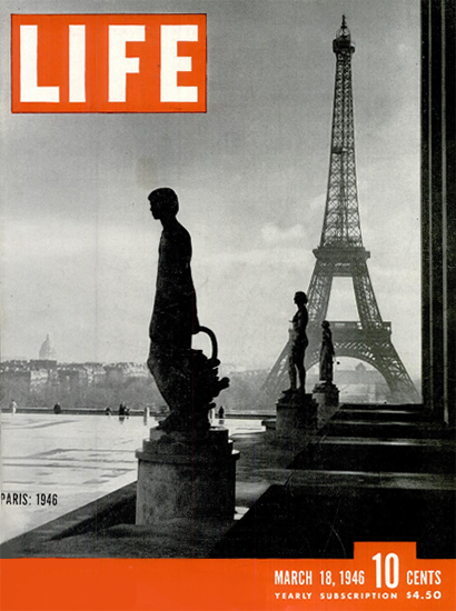 Paris 1946 18 Mar 1946 Copyright Life Magazine | Life Magazine BW Photo Covers 1936-1970