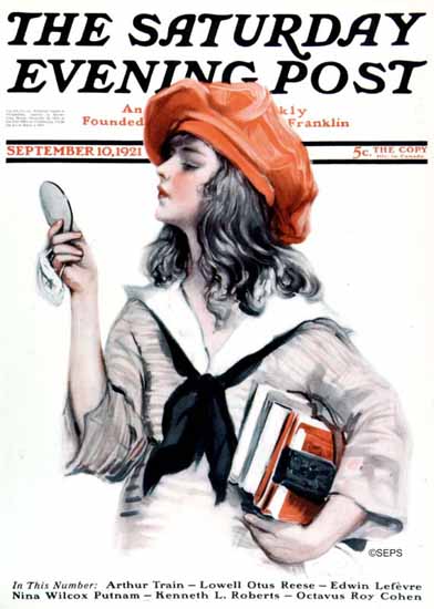 Paul Stahr Artist Saturday Evening Post 1921_09_10 | The Saturday Evening Post Graphic Art Covers 1892-1930