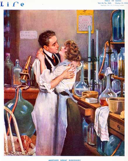 Paul Stahr Life Humor Magazine 1914-10-15 Copyright | LIFE 1891-1936 Paul Stahr Life Humor Magazine 1914-10-15 Copyright | Life Magazine Graphic Art Covers 1891-1936