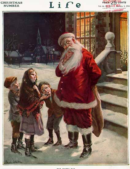 Paul Stahr Life Humor Magazine 1914-12-03 Copyright | LIFE 1891-1936 Paul Stahr Life Humor Magazine 1914-12-03 Copyright | Life Magazine Graphic Art Covers 1891-1936