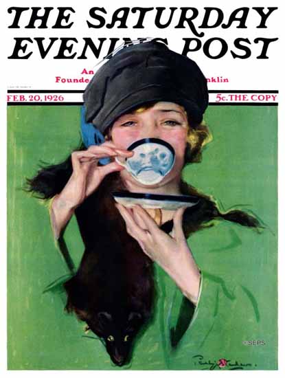 Penrhyn Stanlaws Artist Saturday Evening Post 1926_02_20 | The Saturday Evening Post Graphic Art Covers 1892-1930