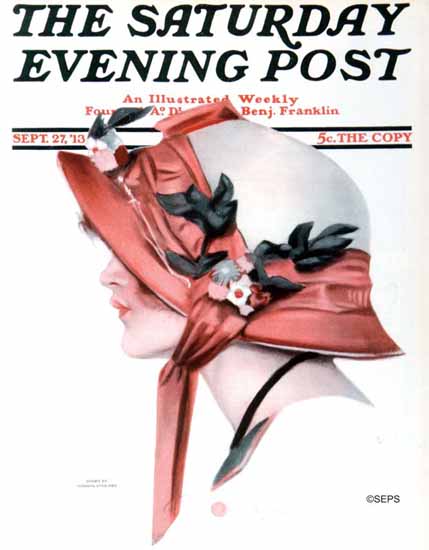 Penrhyn Stanlaws Saturday Evening Post 1913_09_27 | The Saturday Evening Post Graphic Art Covers 1892-1930