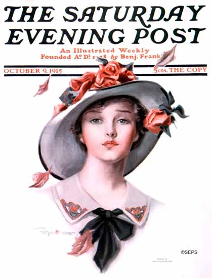 Penrhyn Stanlaws Saturday Evening Post 1915_10_09 | The Saturday Evening Post Graphic Art Covers 1892-1930