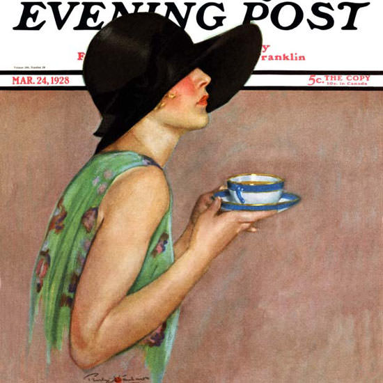 Penrhyn Stanlaws Saturday Evening Post 1928_03_24 Copyright crop | Best of 1920s Ad and Cover Art