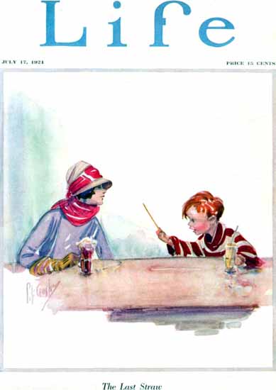 Percy L Crosby Life Humor Magazine 1924-07-17 Copyright | LIFE 1891-1936 Percy L Crosby Life Humor Magazine 1924-07-17 Copyright | Life Magazine Graphic Art Covers 1891-1936