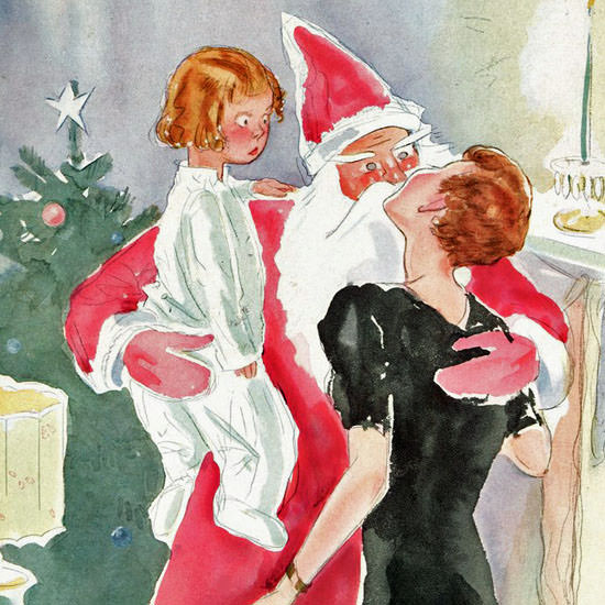 Perry Barlow The New Yorker 1939_12_23 Copyright crop | Best of 1930s Ad and Cover Art
