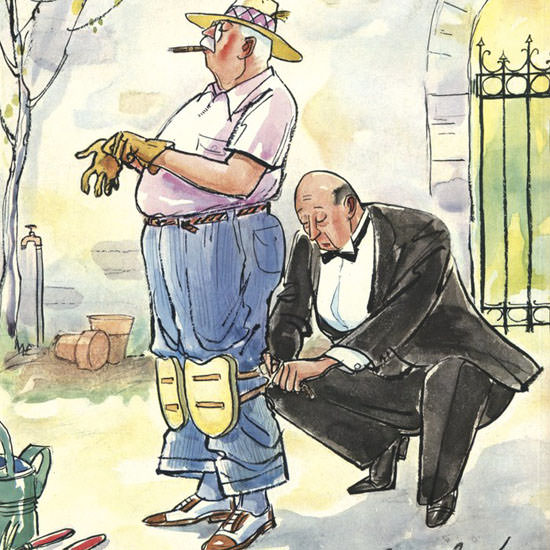 Perry Barlow The New Yorker 1941_04_26 Copyright crop | Best of Vintage Cover Art 1900-1970